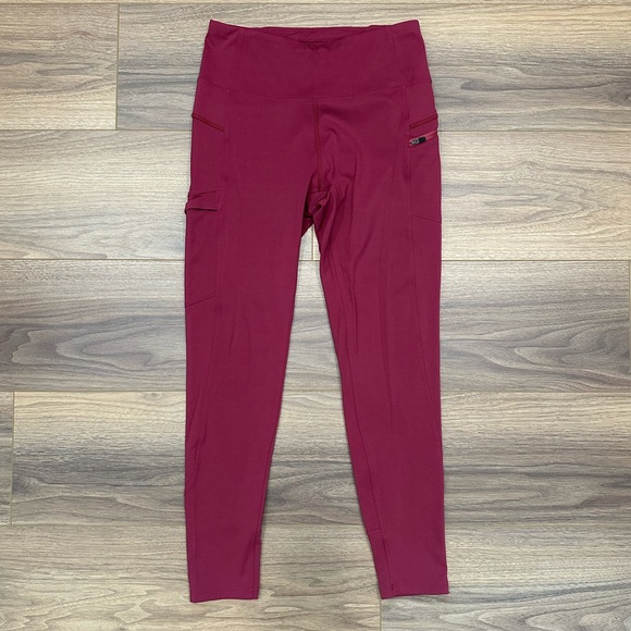 Stio Pants - Stio Glide High Rise Tech Tight in Dark Pink Size Medium